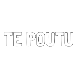 Online Created Coloring Page - TE POUTU Coloring Page