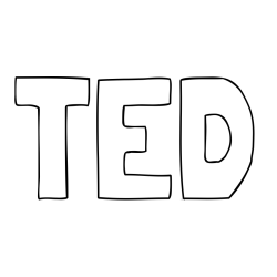 Online Created Coloring Page - TED Coloring Page