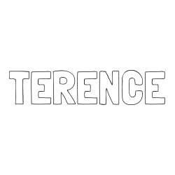Online Created Coloring Page - TERENCE Coloring Page