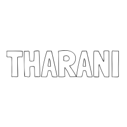Online Created Coloring Page - THARANI Coloring Page