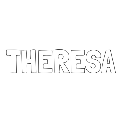 Online Created Coloring Page - THERESA Coloring Page