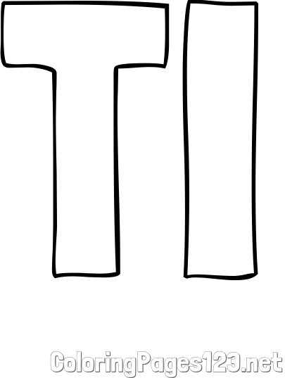 TI Coloring Page