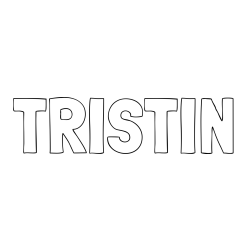 Online Created Coloring Page - TRISTIN Coloring Page