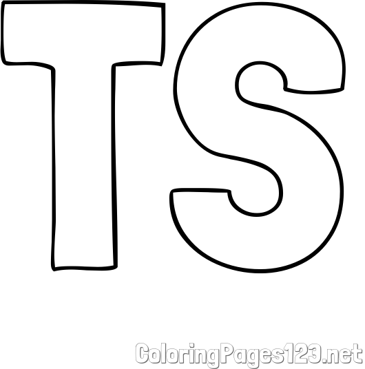 TS Coloring Page