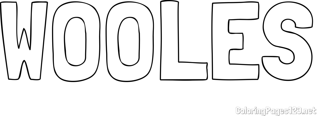 WOOLES Coloring Page