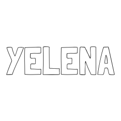 Online Created Coloring Page - YELENA Coloring Page