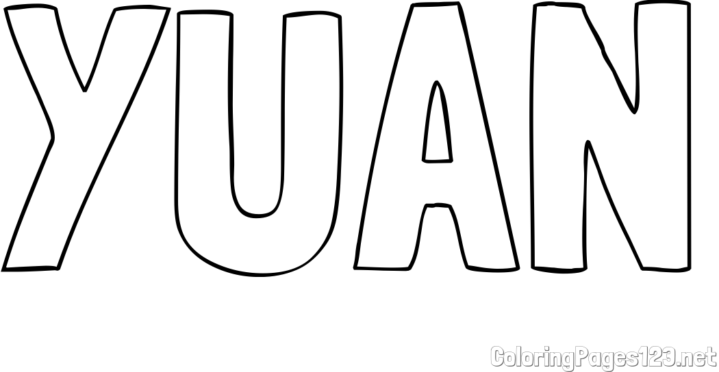 YUAN Coloring Page