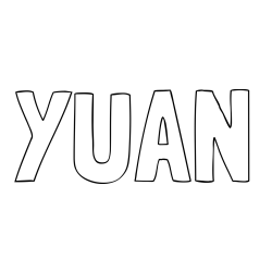 Online Created Coloring Page - YUAN Coloring Page