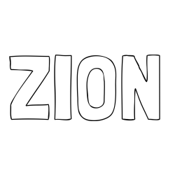 ZION Coloring Page