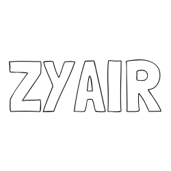 ZYAIR Coloring Page